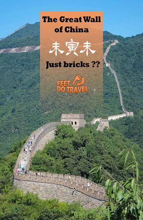 The Great Wall of China ... just a pile of bricks or is it more than that? Find out what the Feet thought