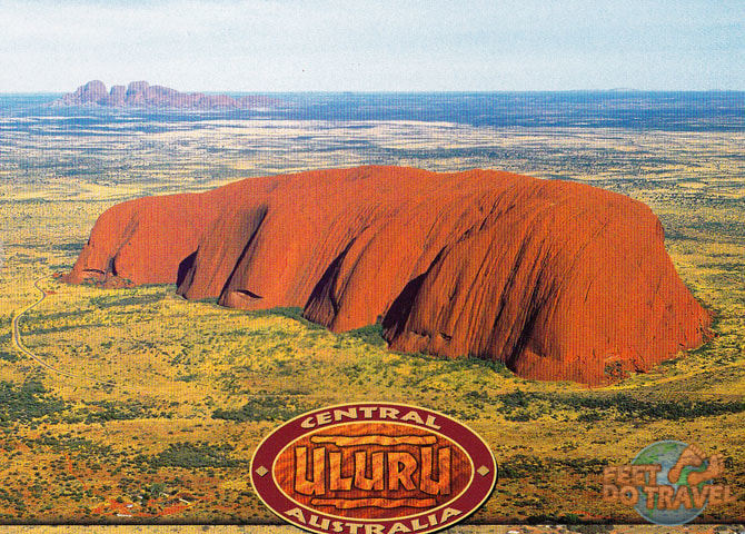 Flying into Uluru The Red Heart of Australia