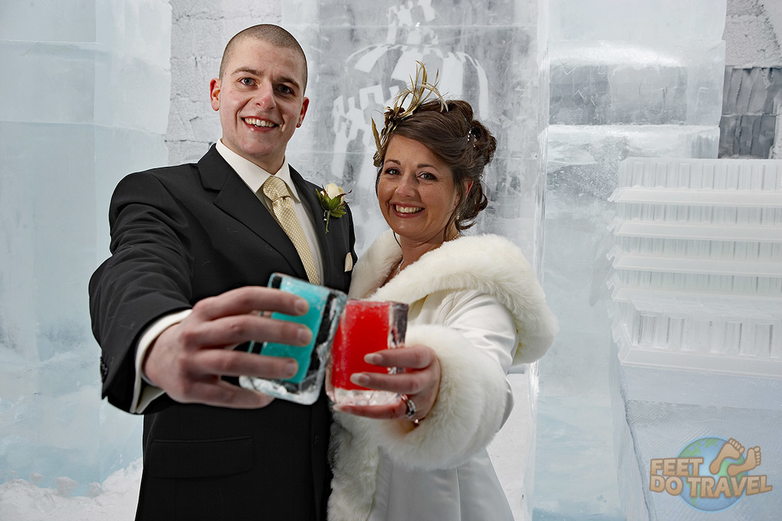 Original ICEHOTEL, Jukkusjarvi, Sweden, Arctic Circle, ICEHOTEL and a wedding dress Feet Do Travel