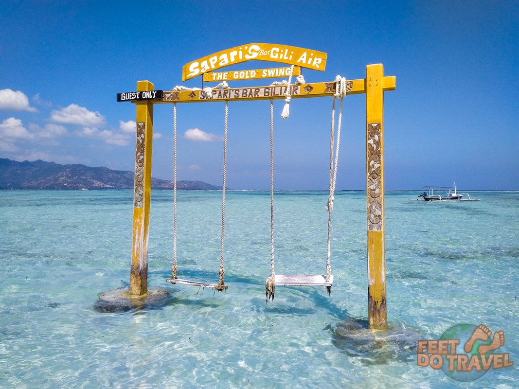 25 Best Things to Do in Gili Air, Lombok, Indonesia, Paradise Tropical Island near Bali, Snorkelling and Scuba diving the Gili Islands, Subwing, SUP, white sand beach, sea swings, Feet Do Travel