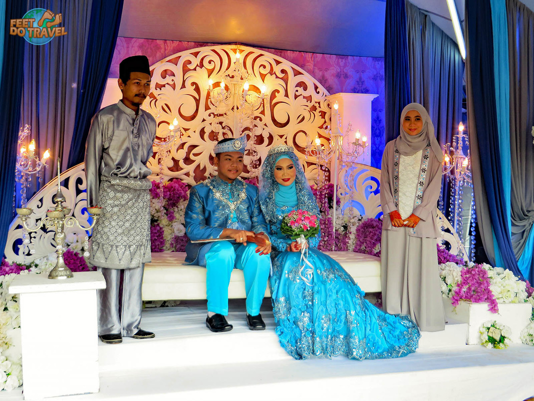 Westerners at a Muslim Wedding, Kuching, Sarawak, Malaysia, Borneo, Feet Do Travel