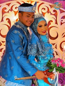 Westerners at a Muslim Wedding, Kuching, Sarawak, Malaysia, Borneo, Feet Do Travel