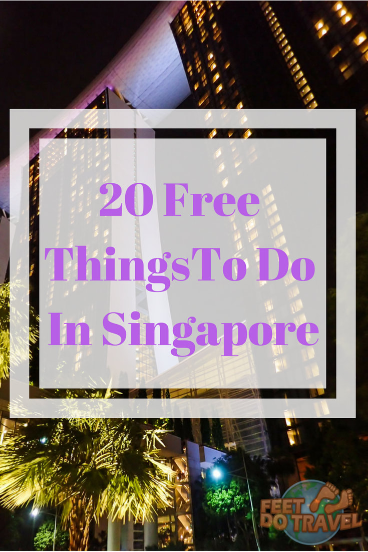 #Singapore is known for being an expensive City, but there are a lot of free things to do in Singapore! If you are travelling to Singapore on a budget, this travel guide is all you need! Feet Do Travel show you 20 best free things to do in Singapore. | Feet Do Travel | #likealocal #thingstodo #budgettravel #seasia #travel #sightseeing #travelguide #asia #littleindia #architecture #streetart #travelblog #travelblogger #traveltips #travelling #travelguides #traveladvice 