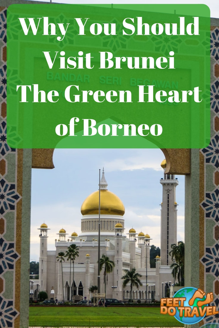 People often ask “is Brunei worth visiting” and “is Brunei a safe country?” With very few tourists, are there things to do in Brunei? Boasting the best jungle and rainforest in Borneo, Feet Do Travel show you why you should visit Brunei, the Green Heart of Borneo. #brunei #borneo #Asia #Travel #BandarSeriBegawan #rainforest #jungle #travelblog #travelblogger #traveltips#travelling #travelguides #traveladvice