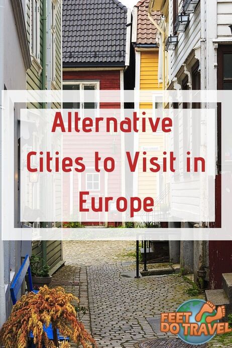 Do you enjoy a European City Break but are looking for places that aren’t crowded? Feet Do Travel share alternative Cities to visit in Europe. Innsbruck Austria, Bergen Norway, Aarhus Denmark, Gdansk Poland, The Hague Netherlands #citybreak #europe #europetravel #lesserknowndestinations #lessrknowndestinationsineurope #europeunknowndestinations #austria #norway #denmark #poland #holland