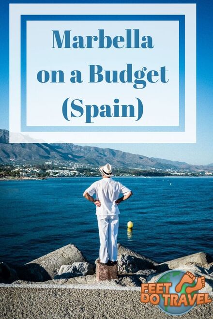 Marbella, in the Costa del Sol region of Spain, may be a popular hangout for the rich and famous, but it is also possible to visit without breaking the bank. Feet Do Travel show you how to see Marbella on a budget.#marbella #malaga #puertobanus #SpainTravel #budgettravel #CostadelSol #Spain #SouthernSpain #EuropeTravel #Europe #beachlovers #sunlovers #travel #travelblog #travelblogger #traveltips #travelling #travelguides #traveladvice 